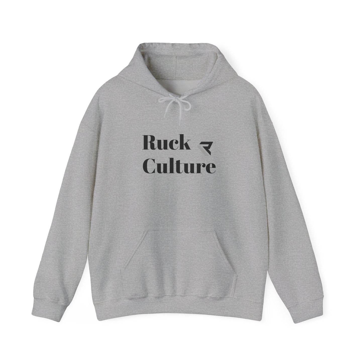 Ruck Culture Hoodie - Unisex Heavy Blend Sweatshirt, Cozy Streetwear, Gift for Athletes, Casual Wear, Trendy Outfit