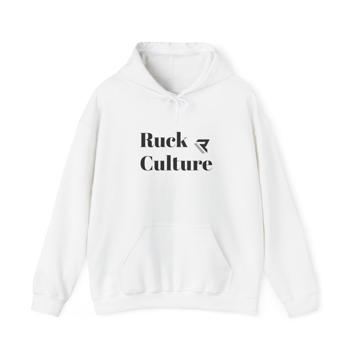 Ruck Culture Hoodie - Unisex Heavy Blend Sweatshirt, Cozy Streetwear, Gift for Athletes, Casual Wear, Trendy Outfit