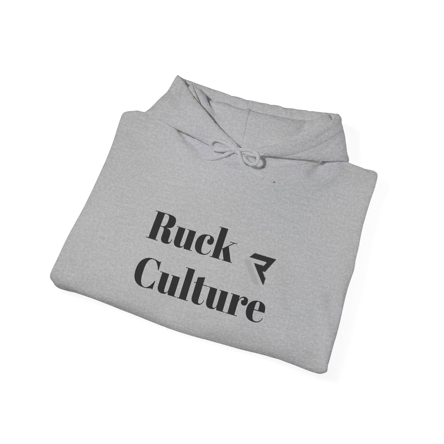 Ruck Culture Hoodie - Unisex Heavy Blend Sweatshirt, Cozy Streetwear, Gift for Athletes, Casual Wear, Trendy Outfit