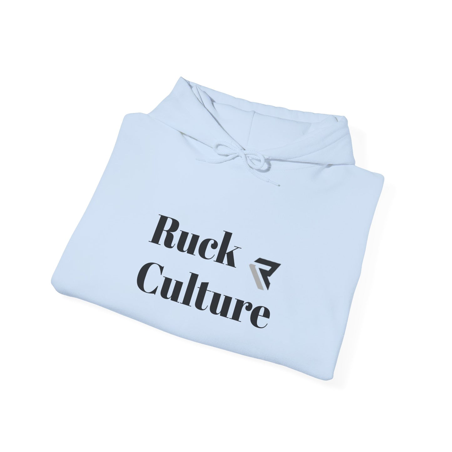 Ruck Culture Hoodie - Unisex Heavy Blend Sweatshirt, Cozy Streetwear, Gift for Athletes, Casual Wear, Trendy Outfit