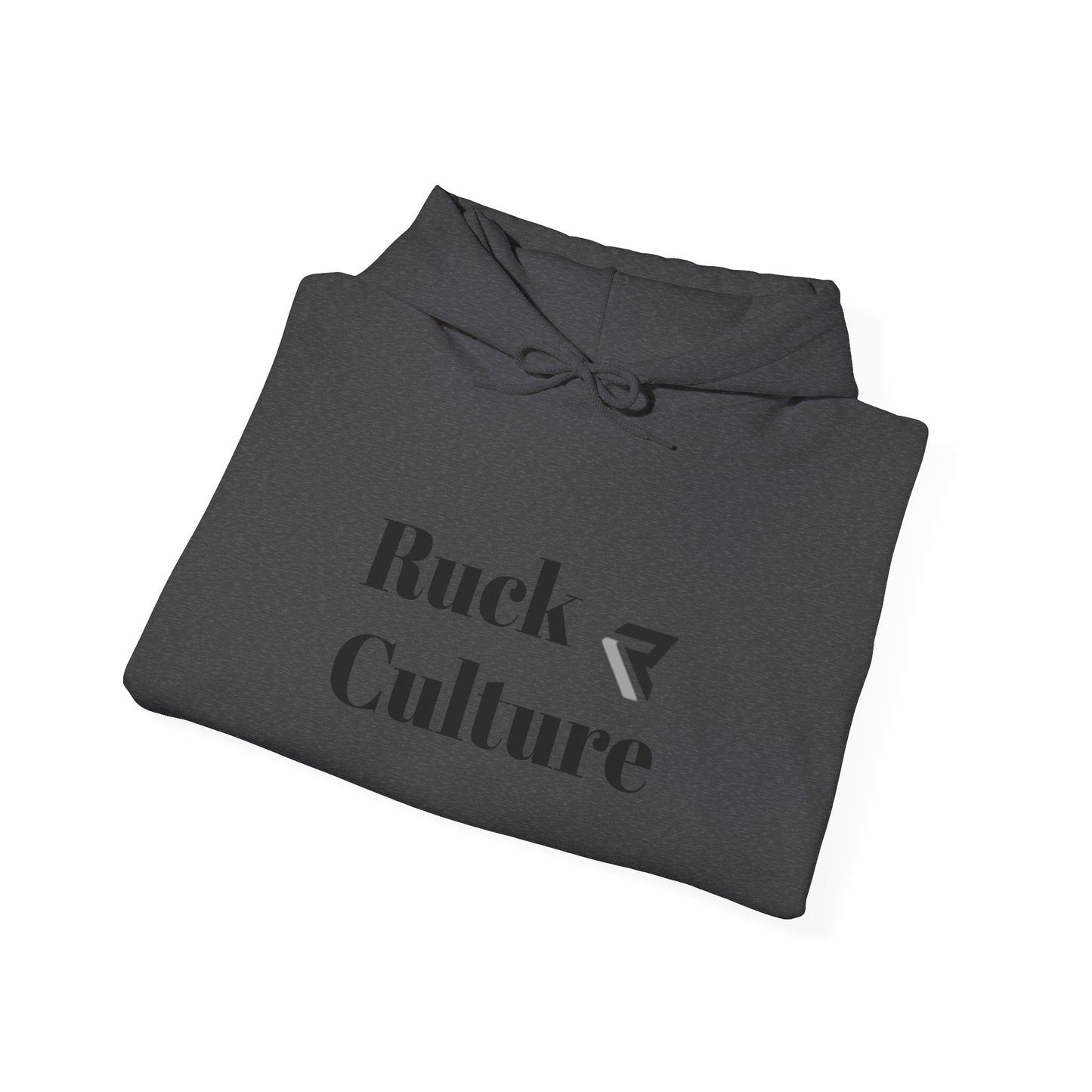 Ruck Culture Hoodie - Unisex Heavy Blend Sweatshirt, Cozy Streetwear, Gift for Athletes, Casual Wear, Trendy Outfit