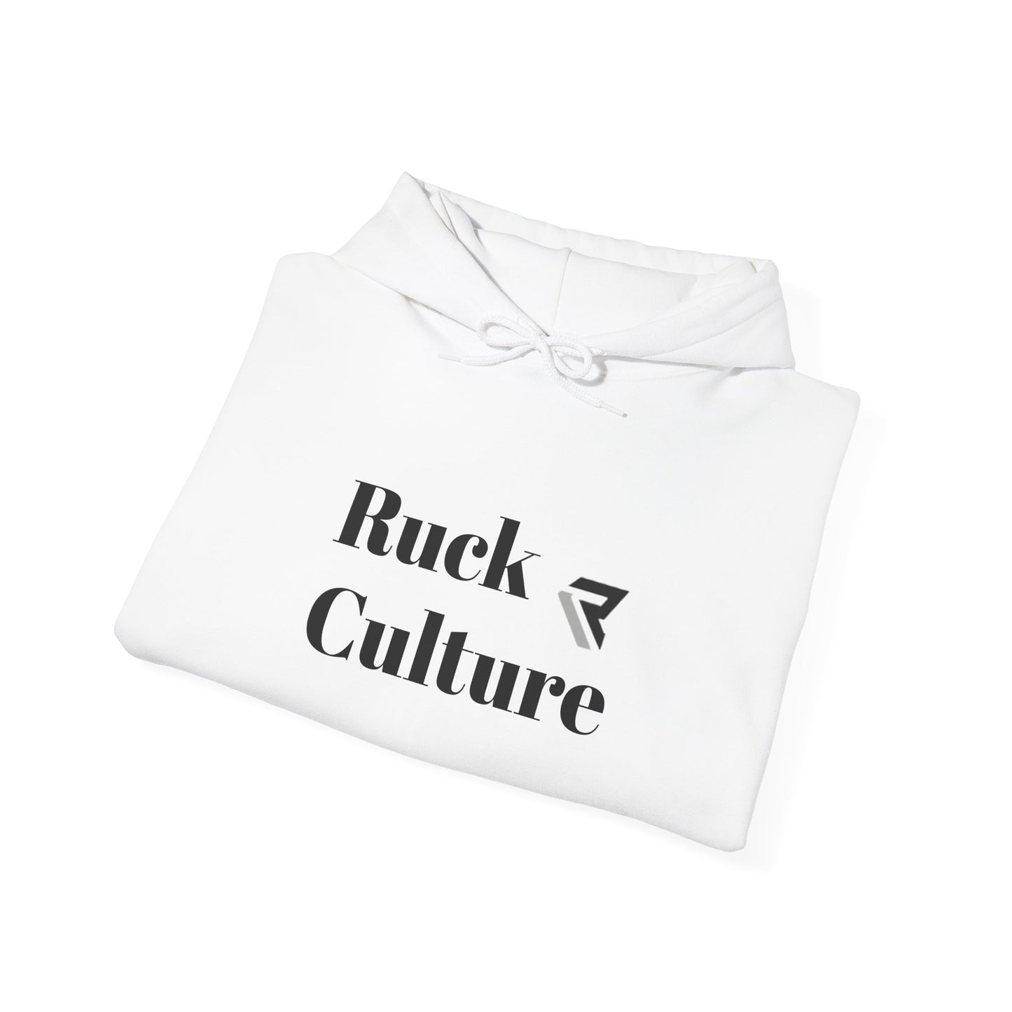 Ruck Culture Hoodie - Unisex Heavy Blend Sweatshirt, Cozy Streetwear, Gift for Athletes, Casual Wear, Trendy Outfit