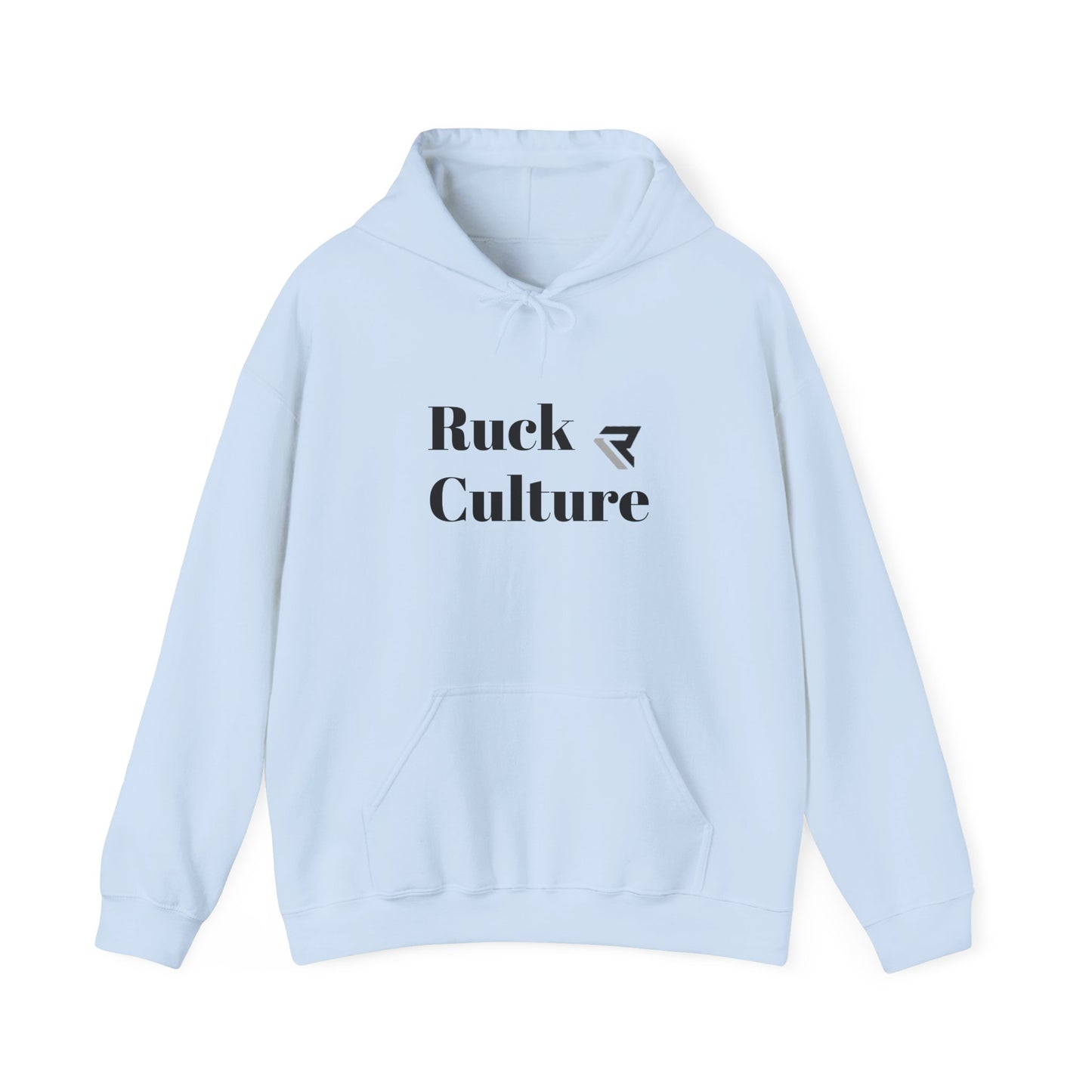 Ruck Culture Hoodie - Unisex Heavy Blend Sweatshirt, Cozy Streetwear, Gift for Athletes, Casual Wear, Trendy Outfit