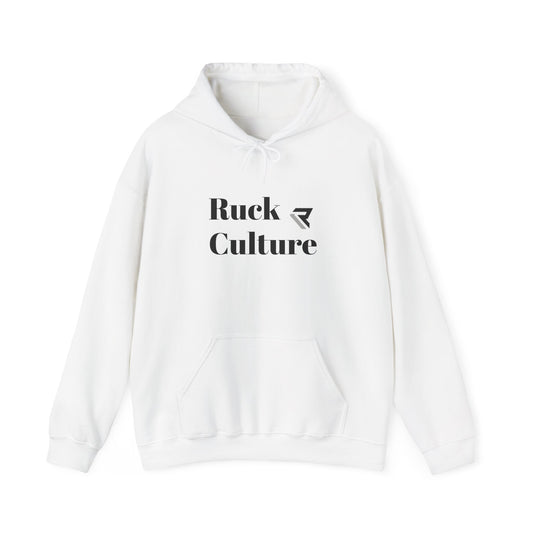 Ruck Culture Hoodie - Unisex Heavy Blend Sweatshirt, Cozy Streetwear, Gift for Athletes, Casual Wear, Trendy Outfit